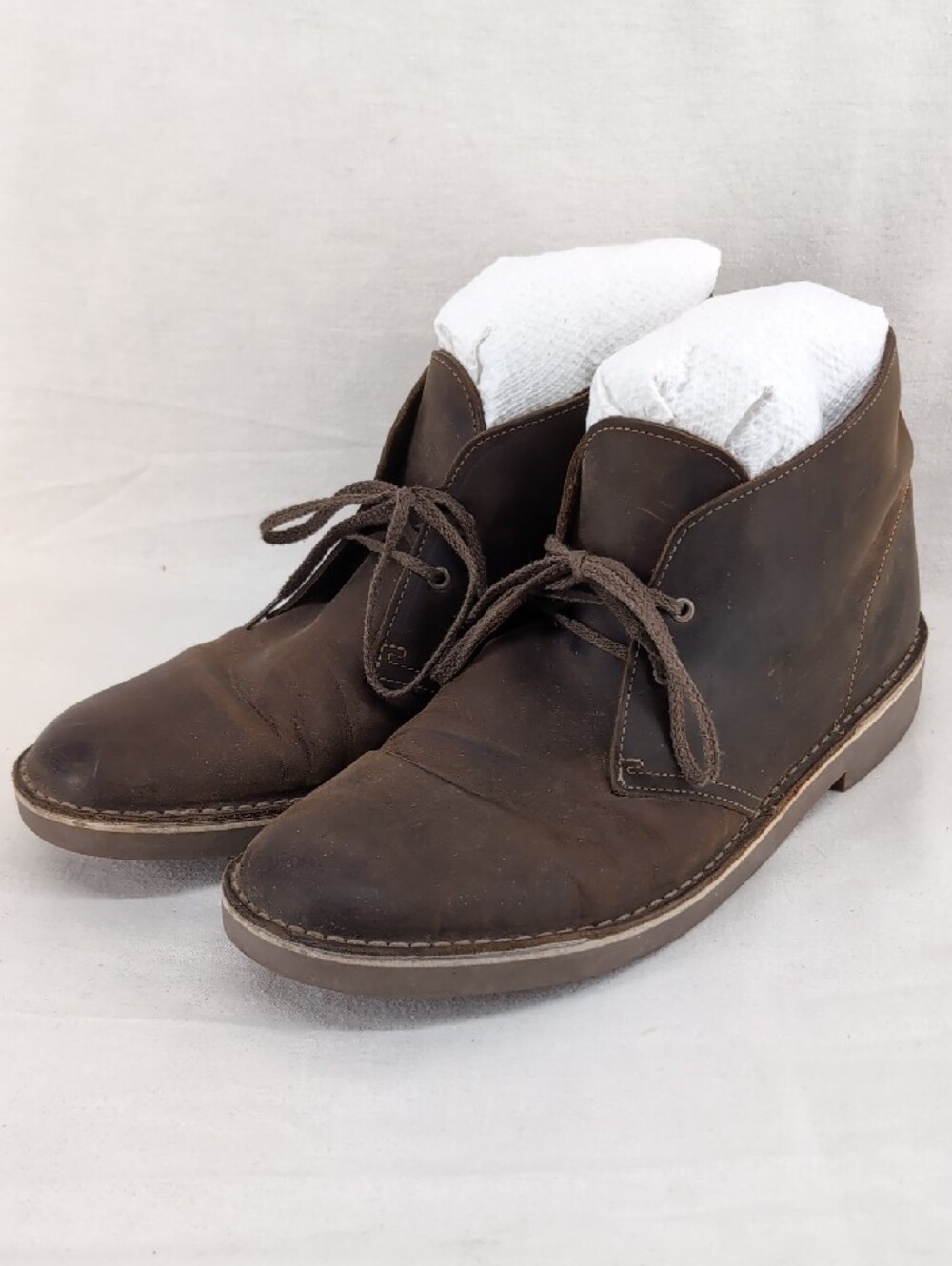 Clarks Brown Leather Chukka Boots